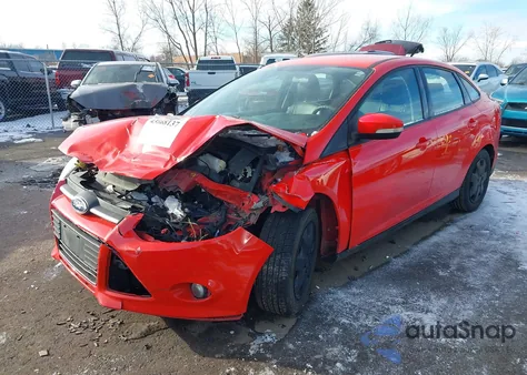 2012 Ford Focus Se из США, поврежденный, VIN 1FAHP3F27CL188615